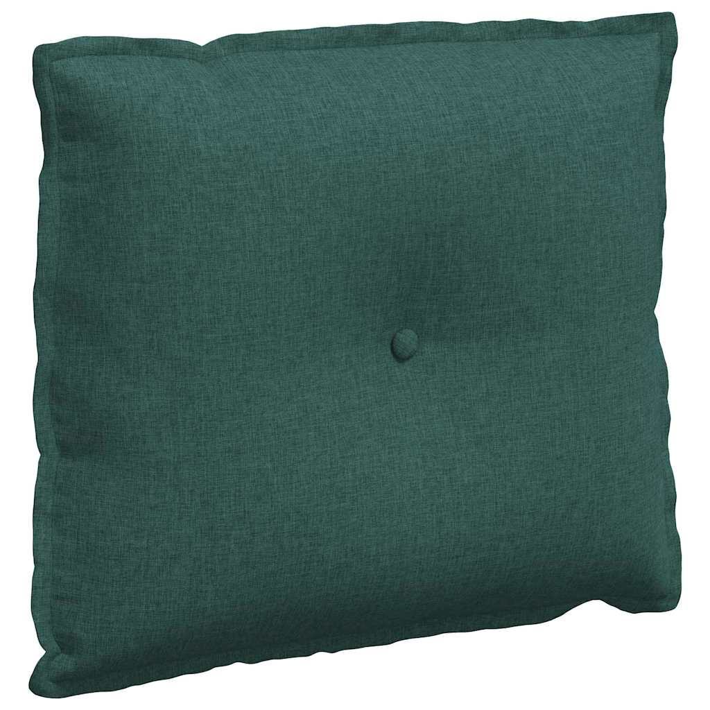 Vidaxx coussin de dossier vert foncé 60 x 19 x 50 cm tissu