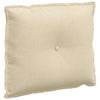 Vidaxx coussin de dossier crème 60 x 19 x 50 cm tissu