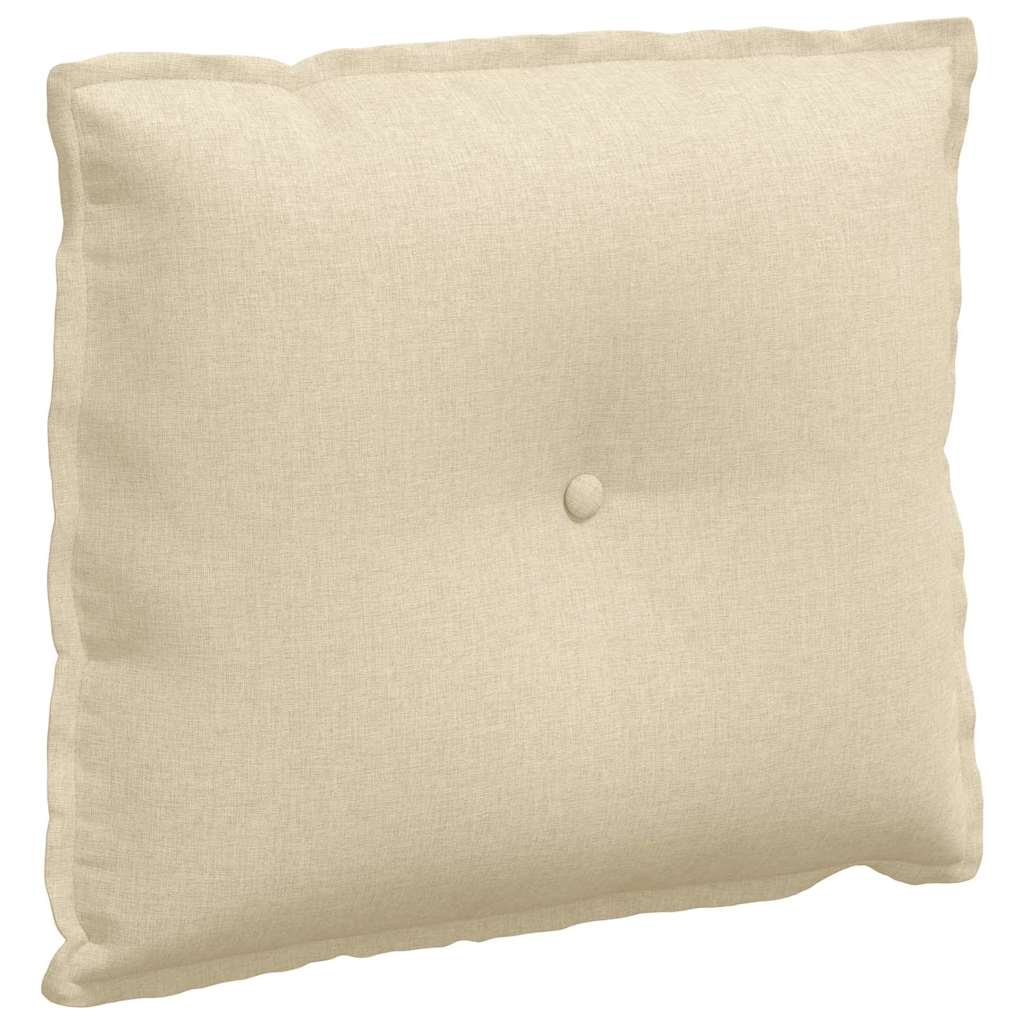 Vidaxx coussin de dossier crème 60 x 19 x 50 cm tissu
