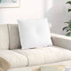 VidaXL coussin de dossier blanc 60 x 19 x 50 cm tissu
