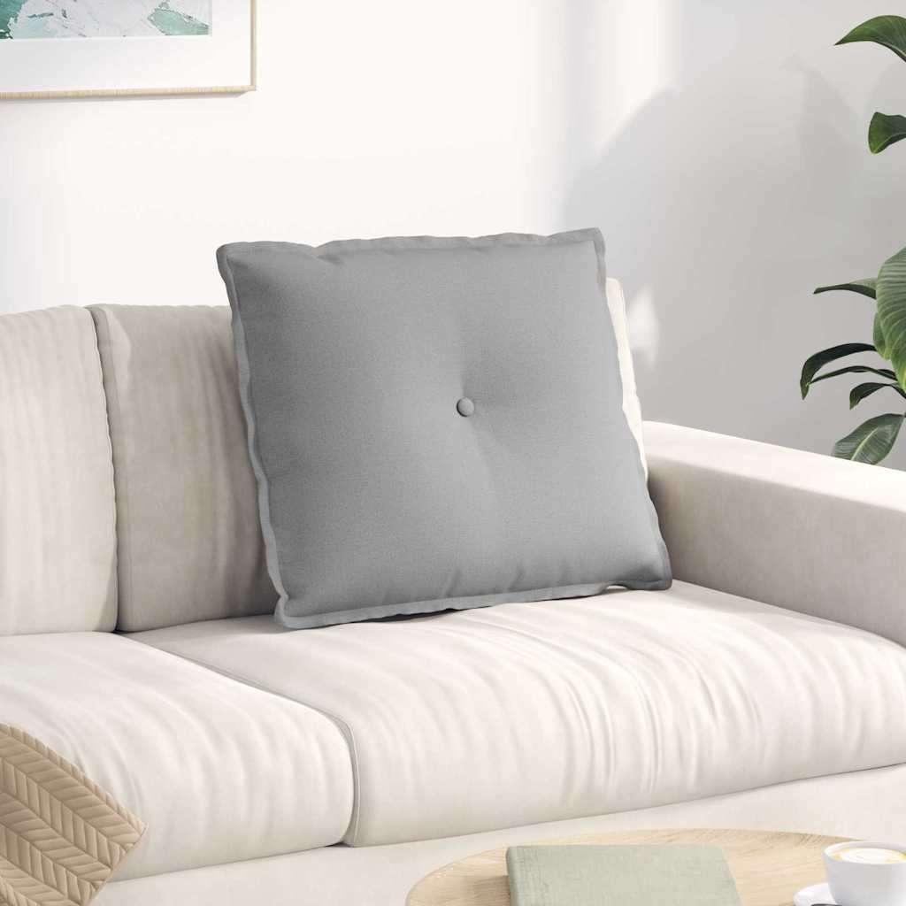 Vidaxx coussin de dossier gris nuage 60 x 19 x 50 cm tissu