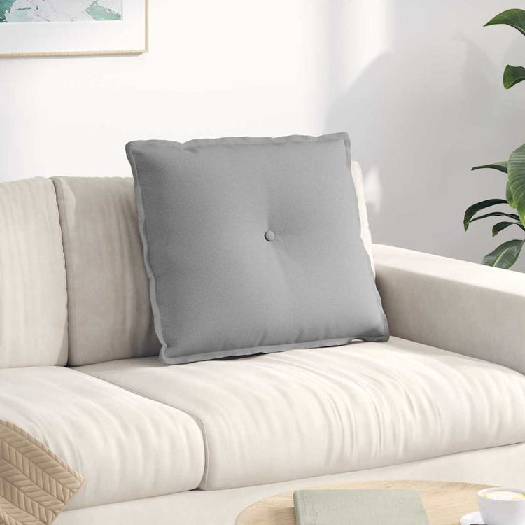 Vidaxx coussin de dossier gris nuage 60 x 19 x 50 cm tissu