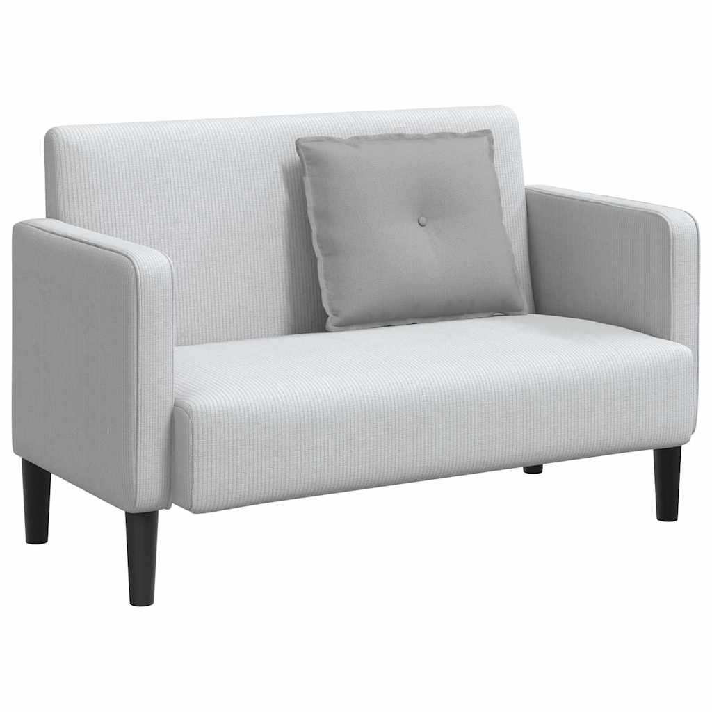 Vidaxx coussin de dossier gris nuage 60 x 19 x 50 cm tissu