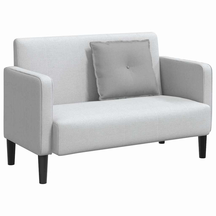 Vidaxx coussin de dossier gris nuage 60 x 19 x 50 cm tissu