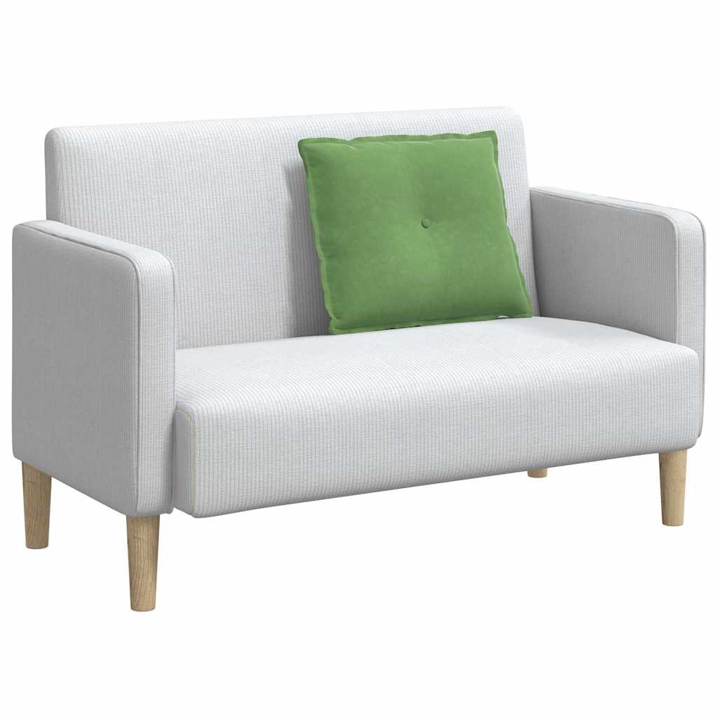 Vidaxx coussin de dossier vert clair 60 x 50 cm tissu corde