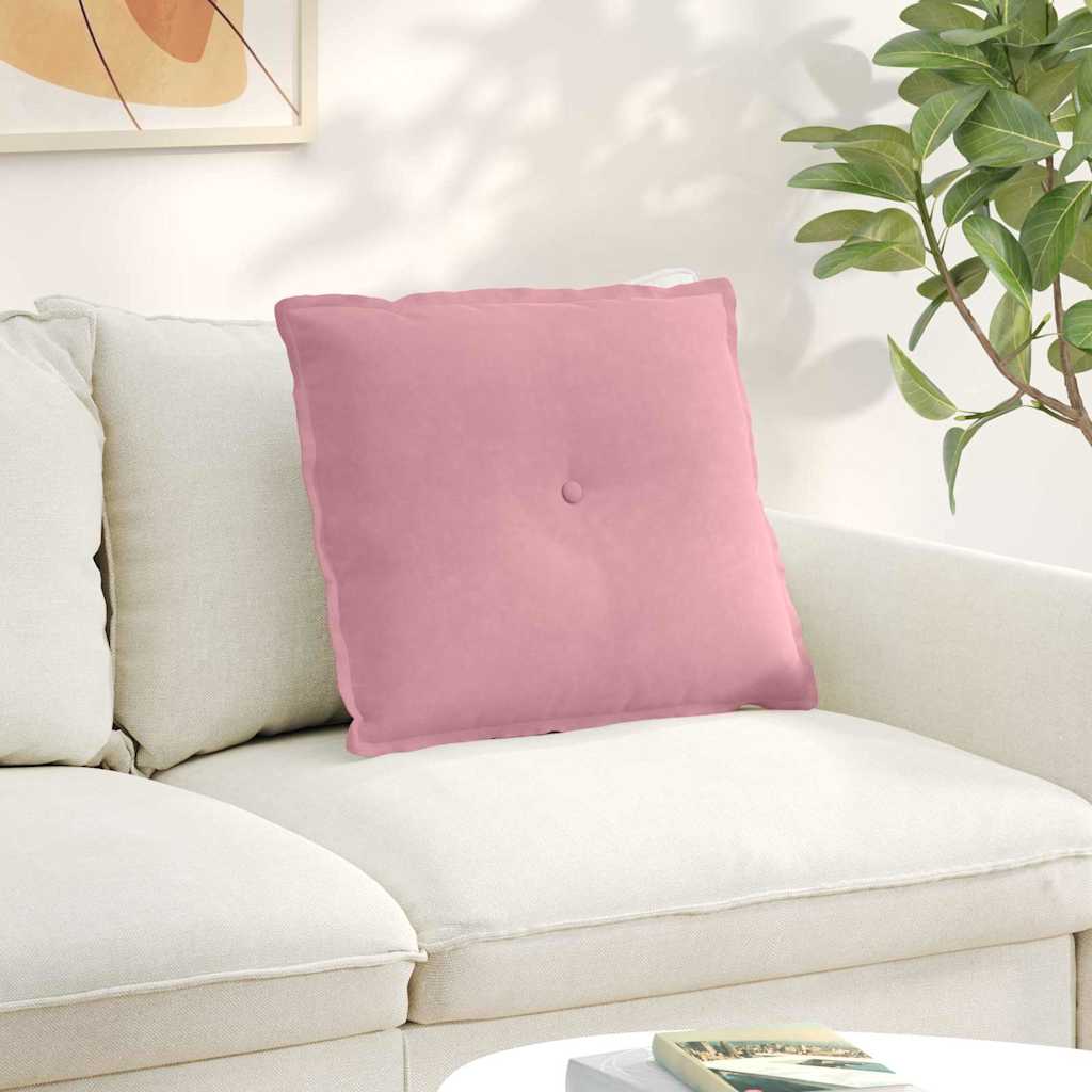 Vidaxx coussin de dossier rose 60 x 50 cm tissu corde