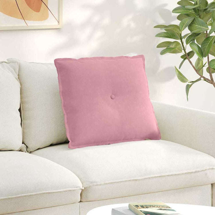 Vidaxx coussin de dossier rose 60 x 50 cm tissu corde