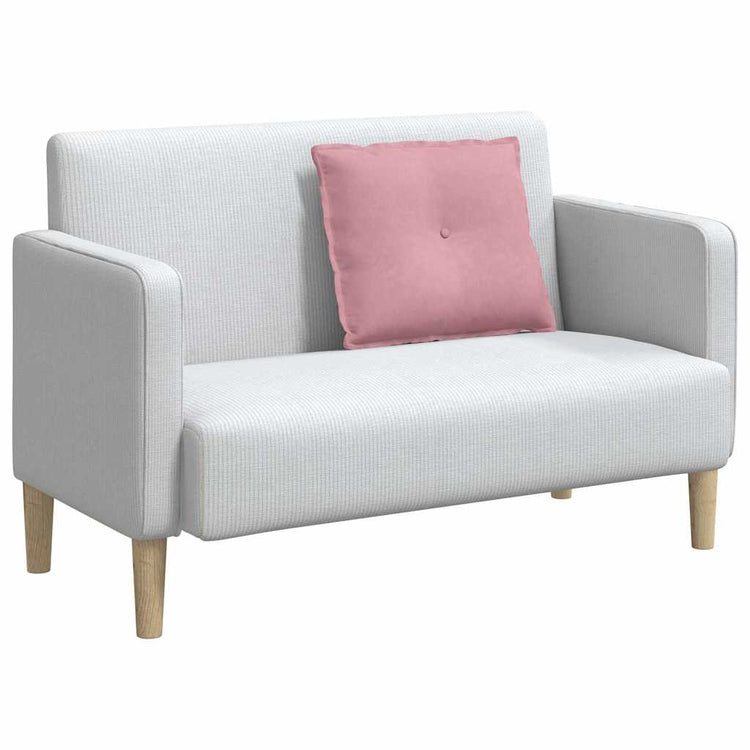 Vidaxx coussin de dossier rose 60 x 50 cm tissu corde