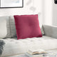 Vidaxx coussin de dossier rouge vin 60 x 50 cm tissu corde