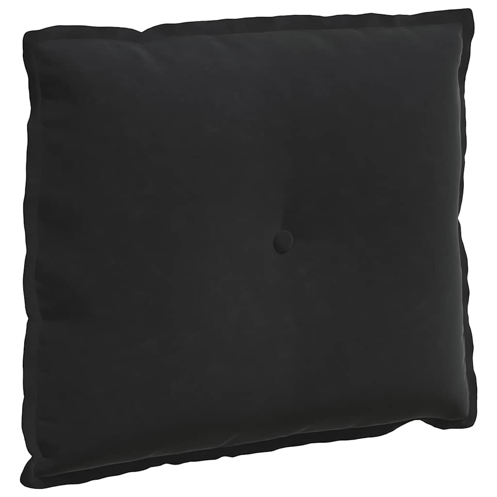 Vidaxx coussin de dossier noir 60 x 50 cm tissu corde