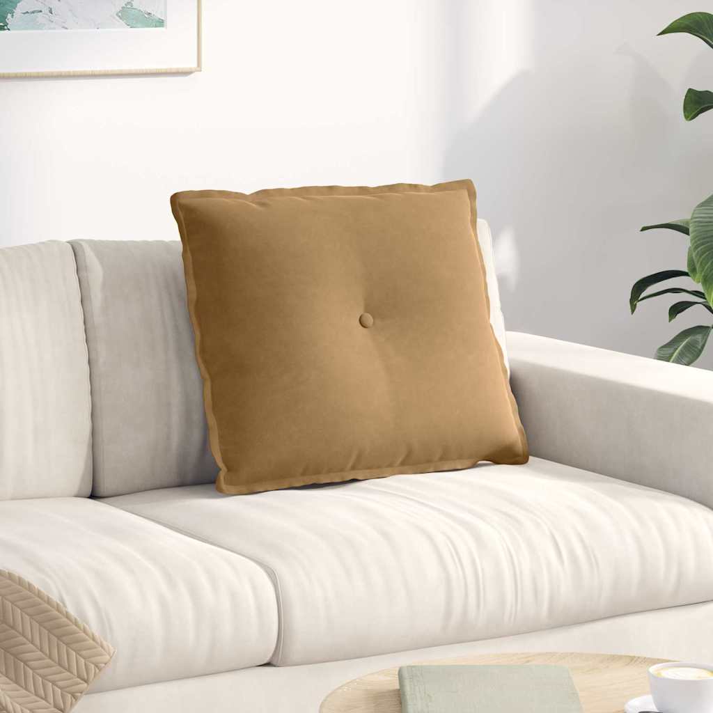 Vidaxx coussin de dossier marron 60 x 50 cm tissu corde