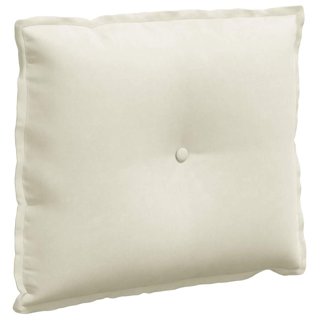 Vidaxx coussin de dossier crème 60 x 50 cm tissu corde