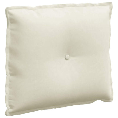 Vidaxx coussin de dossier crème 60 x 50 cm tissu corde