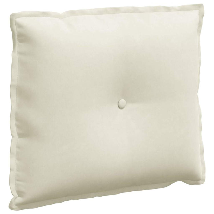 Vidaxx coussin de dossier crème 60 x 50 cm tissu corde