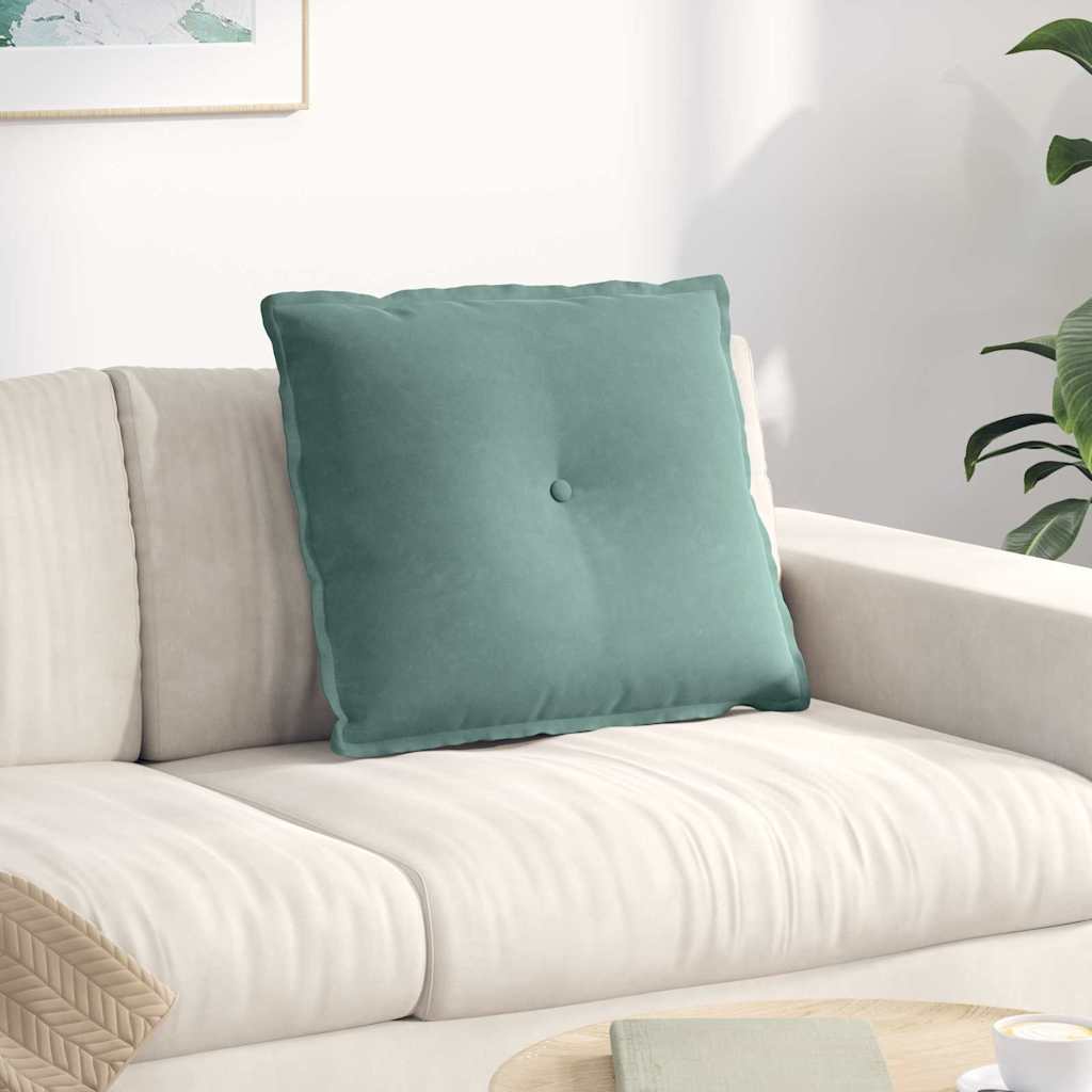 Vidaxx coussin de dossier vert d'eau 60 x 50 cm tissu corde