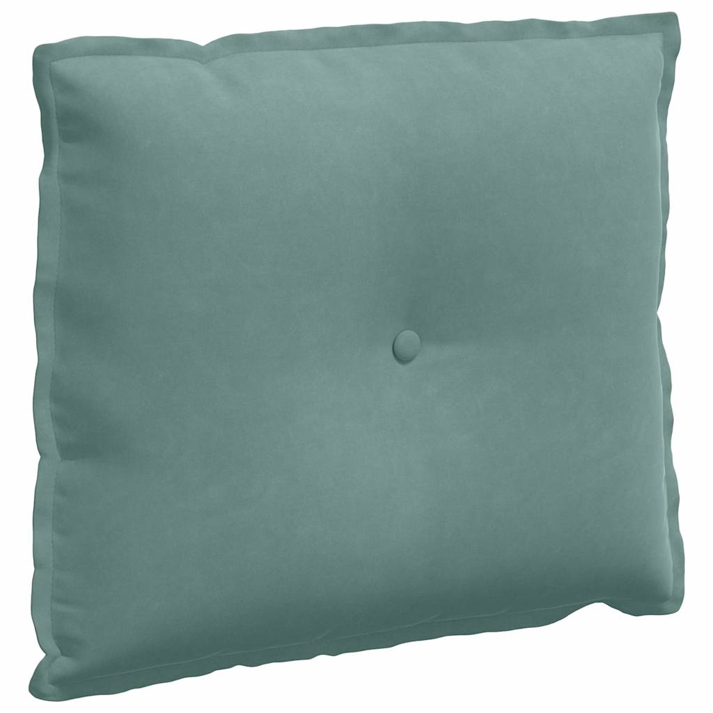 Vidaxx coussin de dossier vert d'eau 60 x 50 cm tissu corde