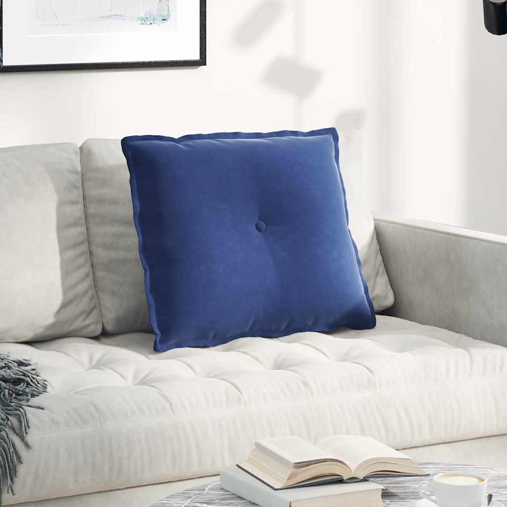 Vidaxx coussin de dossier police bleu 60 x 50 cm tissu corde