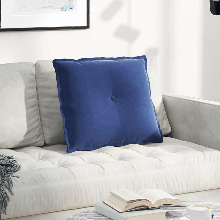Vidaxx coussin de dossier police bleu 60 x 50 cm tissu corde