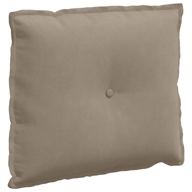 Vidaxx coussin de dossier taupe 60 x 50 cm tissu microfibre