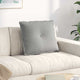 Vidaxx coussin de dossier gris clair 60 x 50 cm tissu microfibre