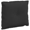 Vidaxx coussin de dossier noir 60 x 50 cm tissu microfibre