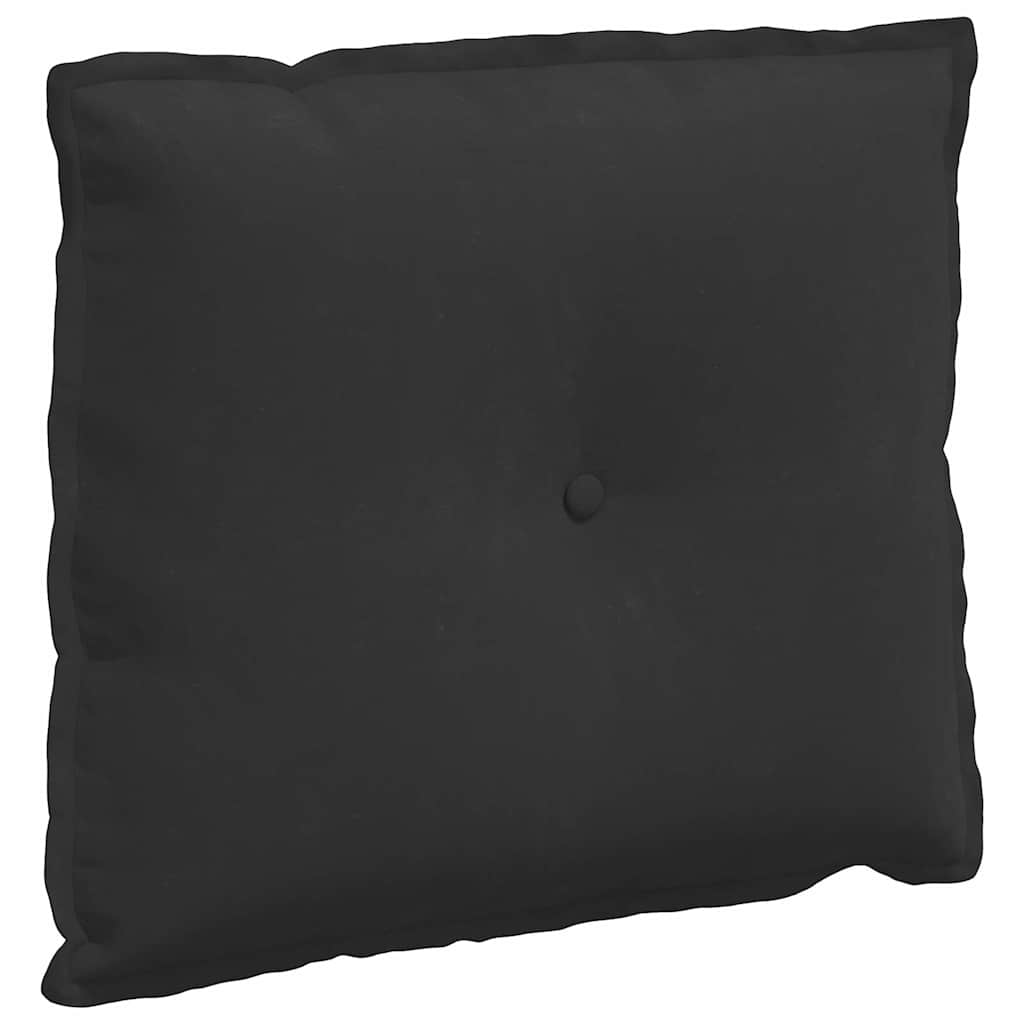 Vidaxx coussin de dossier noir 60 x 50 cm tissu microfibre
