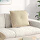 Vidaxx coussin de dossier crème 60 x 50 cm tissu microfibre