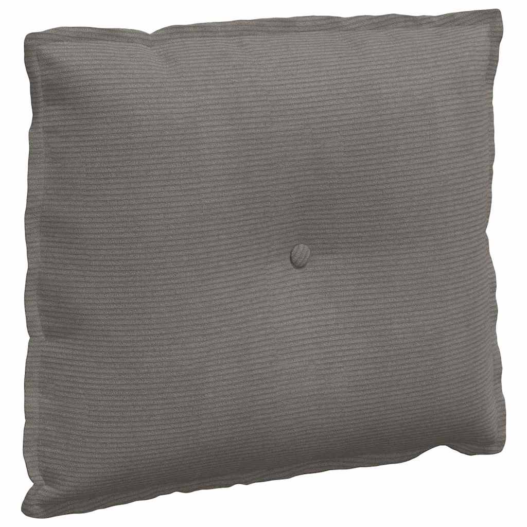 Vidaxx coussin de dossier gris clair 60 x 50 cm tissu corde