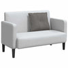 Vidaxx coussin de dossier gris clair 60 x 50 cm tissu corde