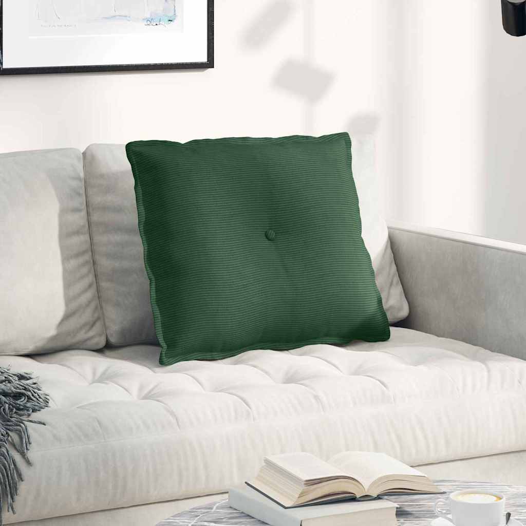 Vidaxx coussin de dossier vert jungle 60 x 50 cm tissu corde