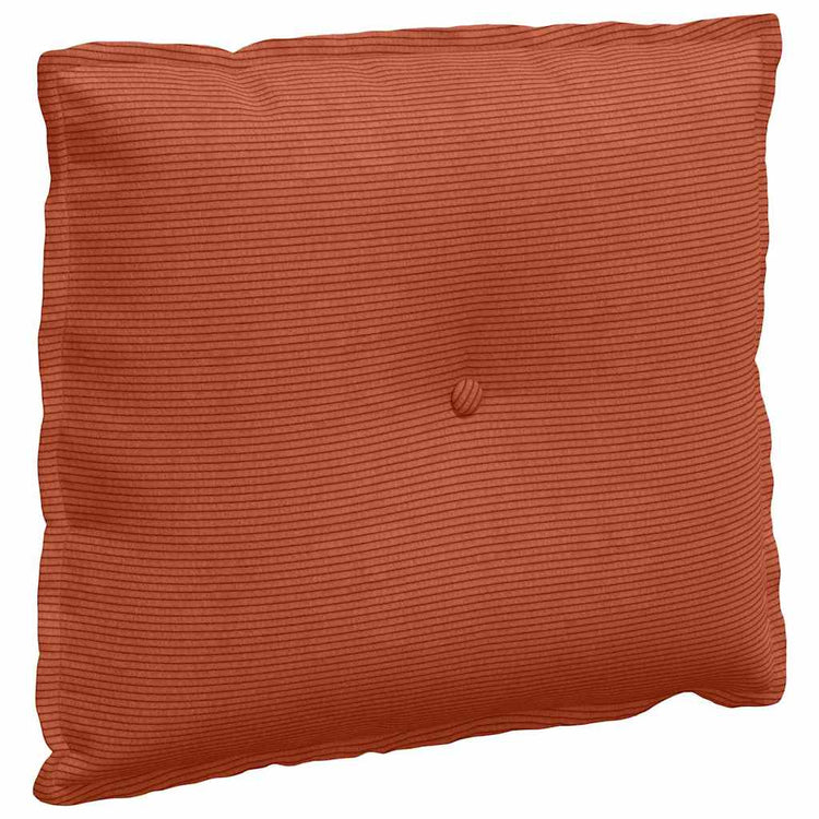 Vidaxx coussin de dossier rouge-orange 60 x 50 cm tissu corde