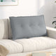 Vidaxx coussin de dossier gris clair 80 x 19 x 50 cm tissu