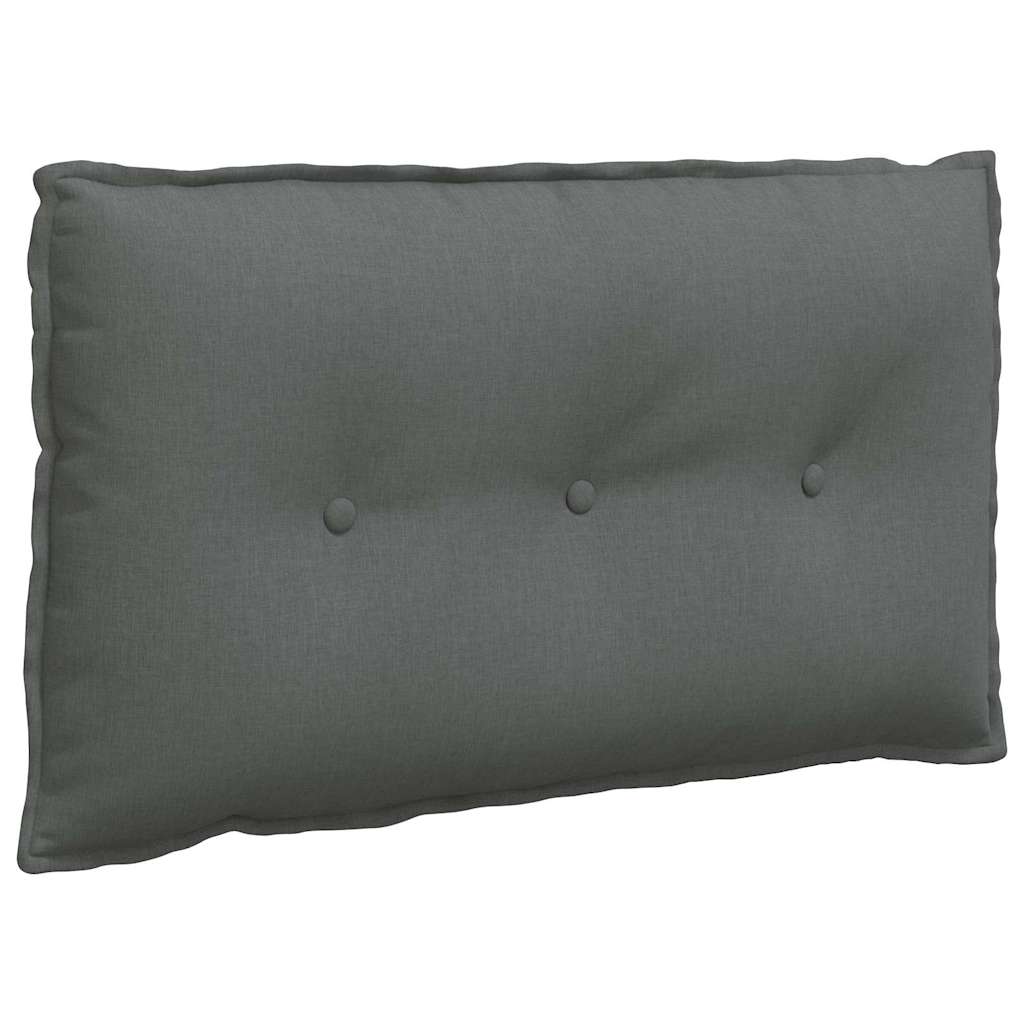Vidaxx coussin de dossier gris foncé 80 x 19 x 50 cm tissu