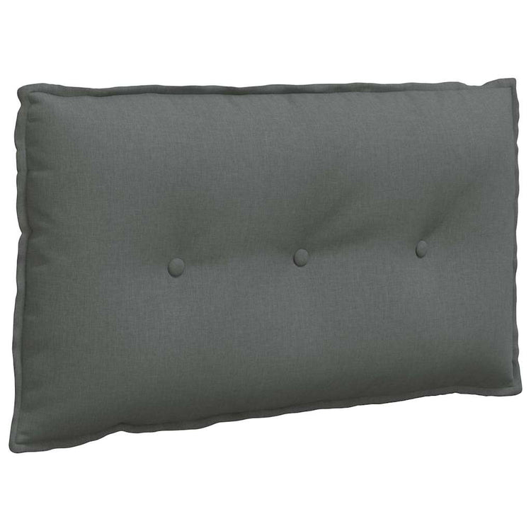 Vidaxx coussin de dossier gris foncé 80 x 19 x 50 cm tissu