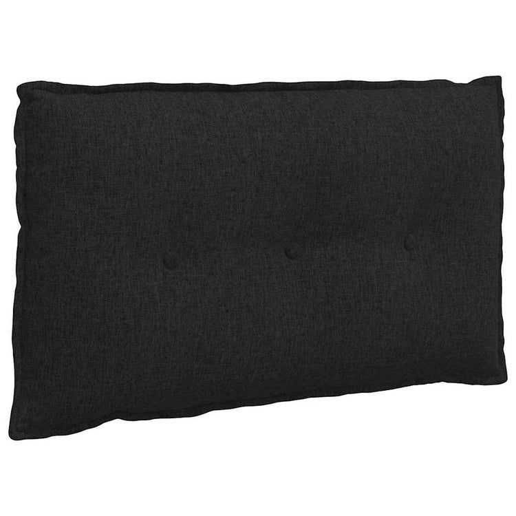 Vidaxx coussin de dossier noir 80 x 19 x 50 cm tissu
