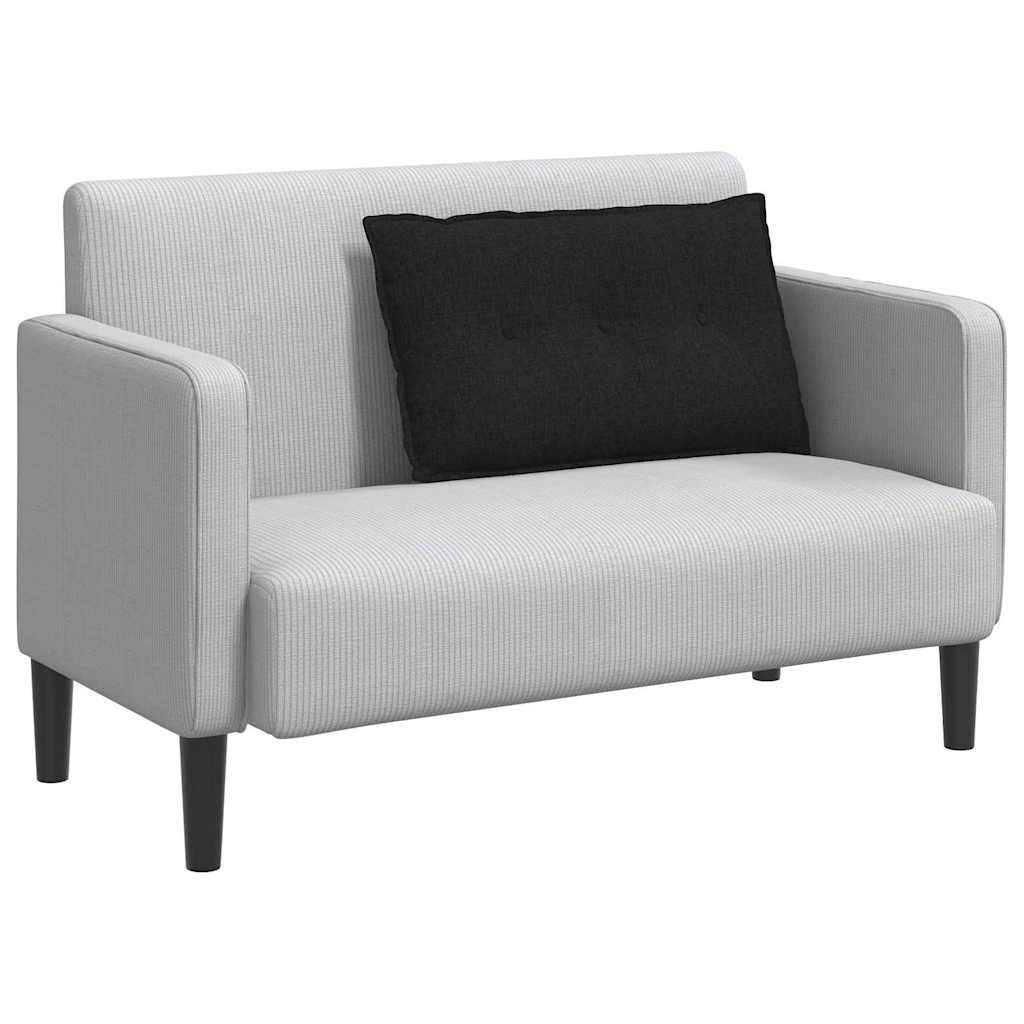 Vidaxx coussin de dossier noir 80 x 19 x 50 cm tissu