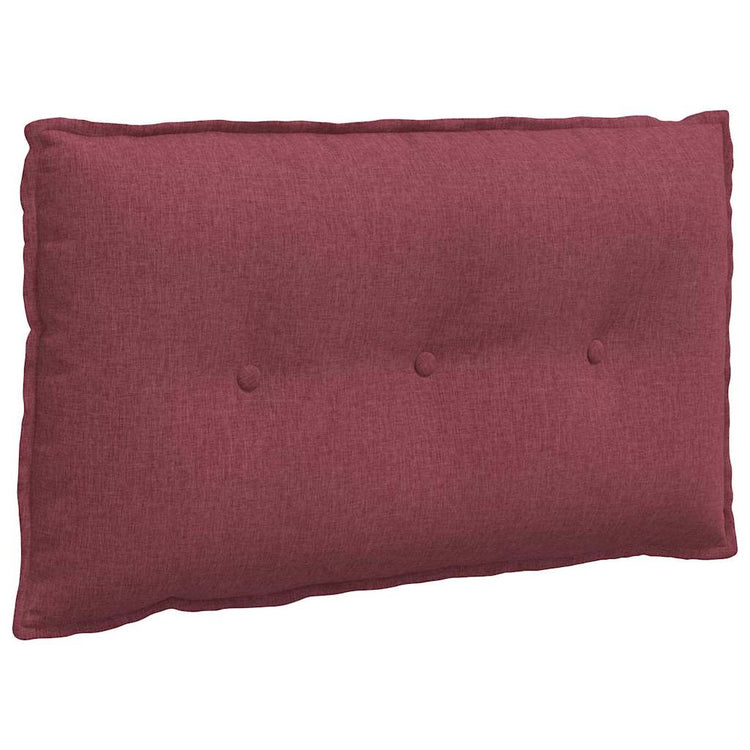 Vidaxx coussin de dossier rouge vin 80 x 19 x 50 cm tissu