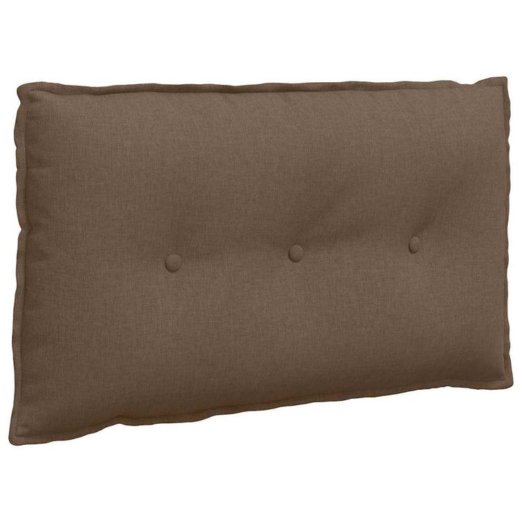 Vidaxx coussin de dossier marron 80 x 19 x 50 cm tissu