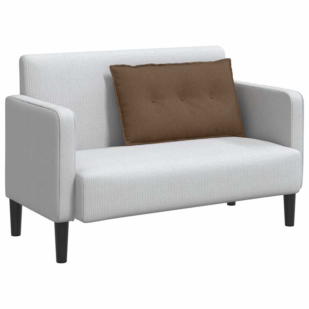 Vidaxx coussin de dossier marron 80 x 19 x 50 cm tissu