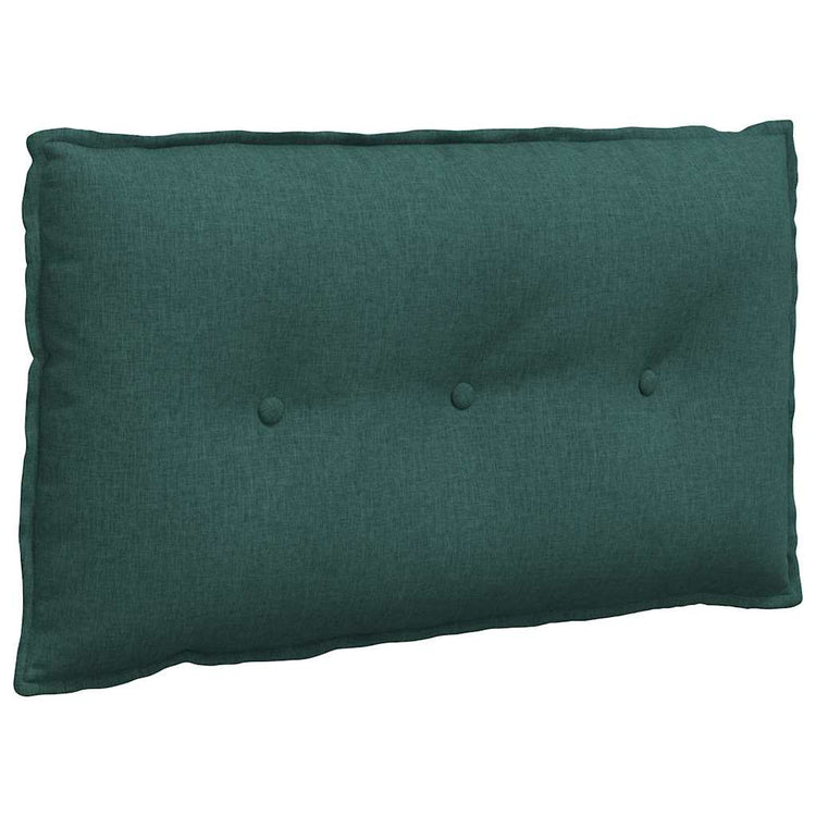 Vidaxx coussin de dossier vert foncé 80 x 19 x 50 cm tissu