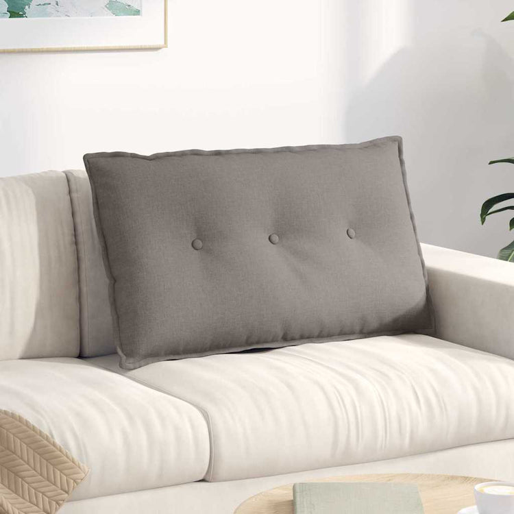 Vidaxx coussin de dossier taupe 80 x 19 x 50 cm tissu