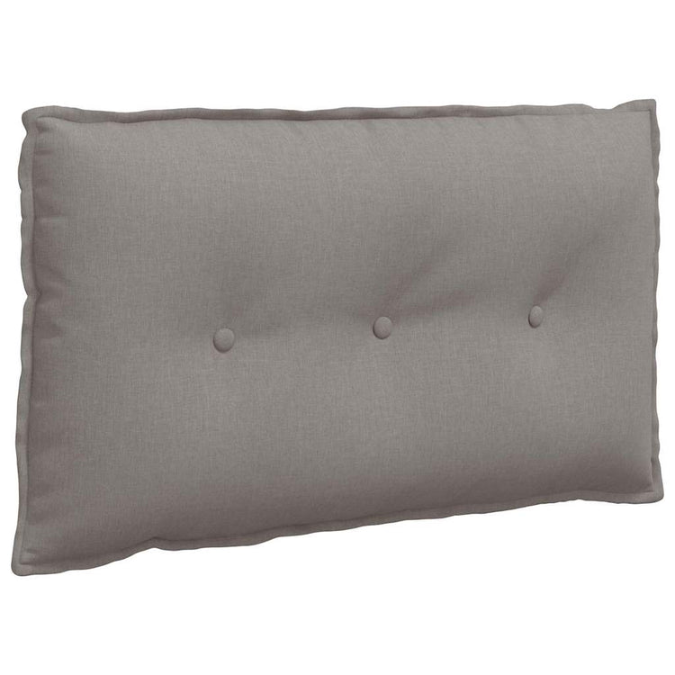 Vidaxx coussin de dossier taupe 80 x 19 x 50 cm tissu