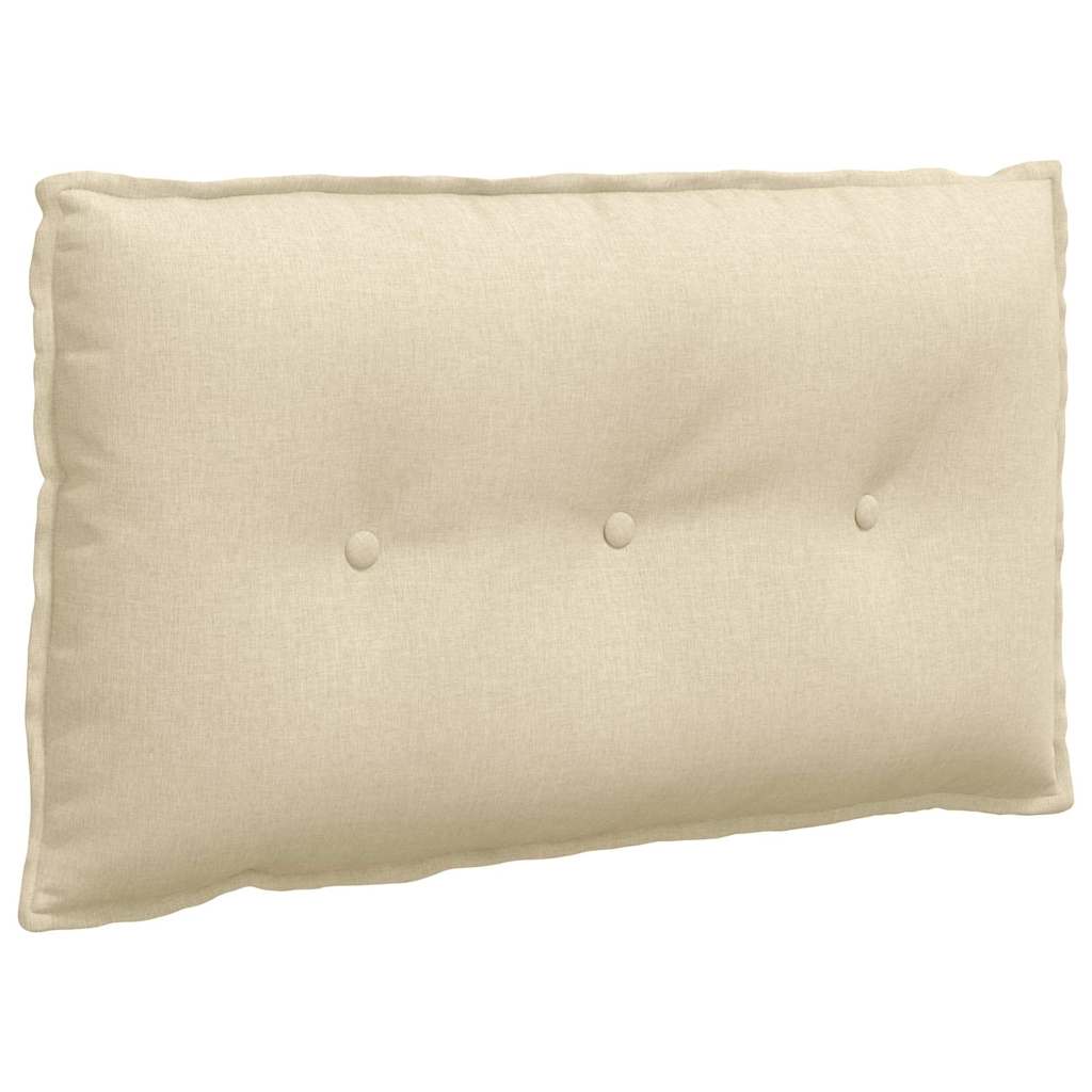 Vidaxx coussin de dossier crème 80 x 19 x 50 cm tissu