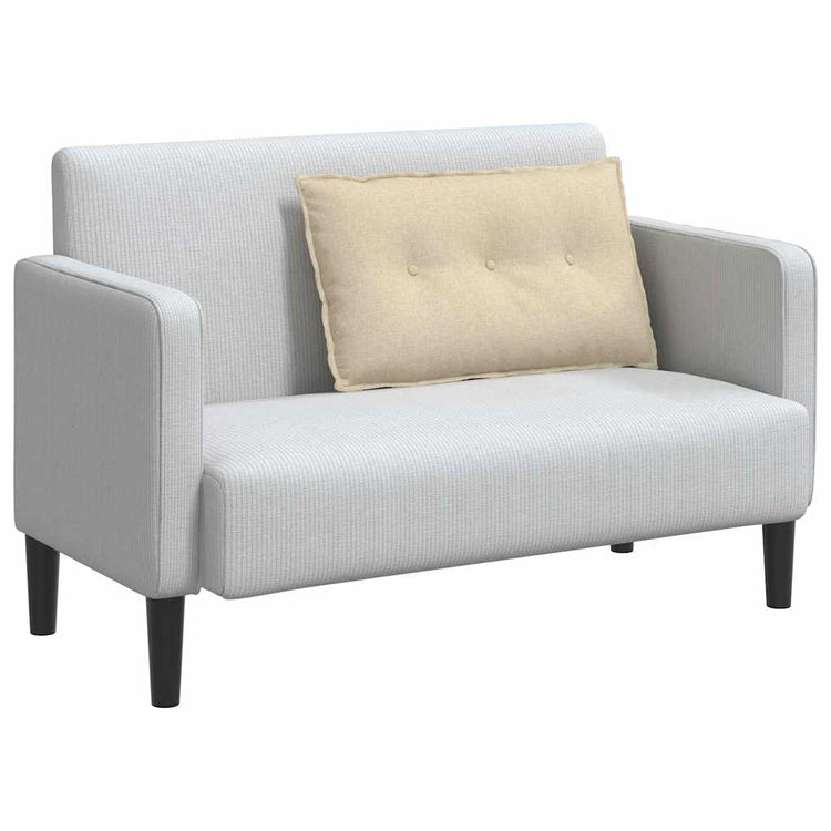Vidaxx coussin de dossier crème 80 x 19 x 50 cm tissu