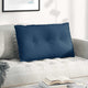 Vidaxx coussin de dossier bleu 80 x 19 x 50 cm tissu