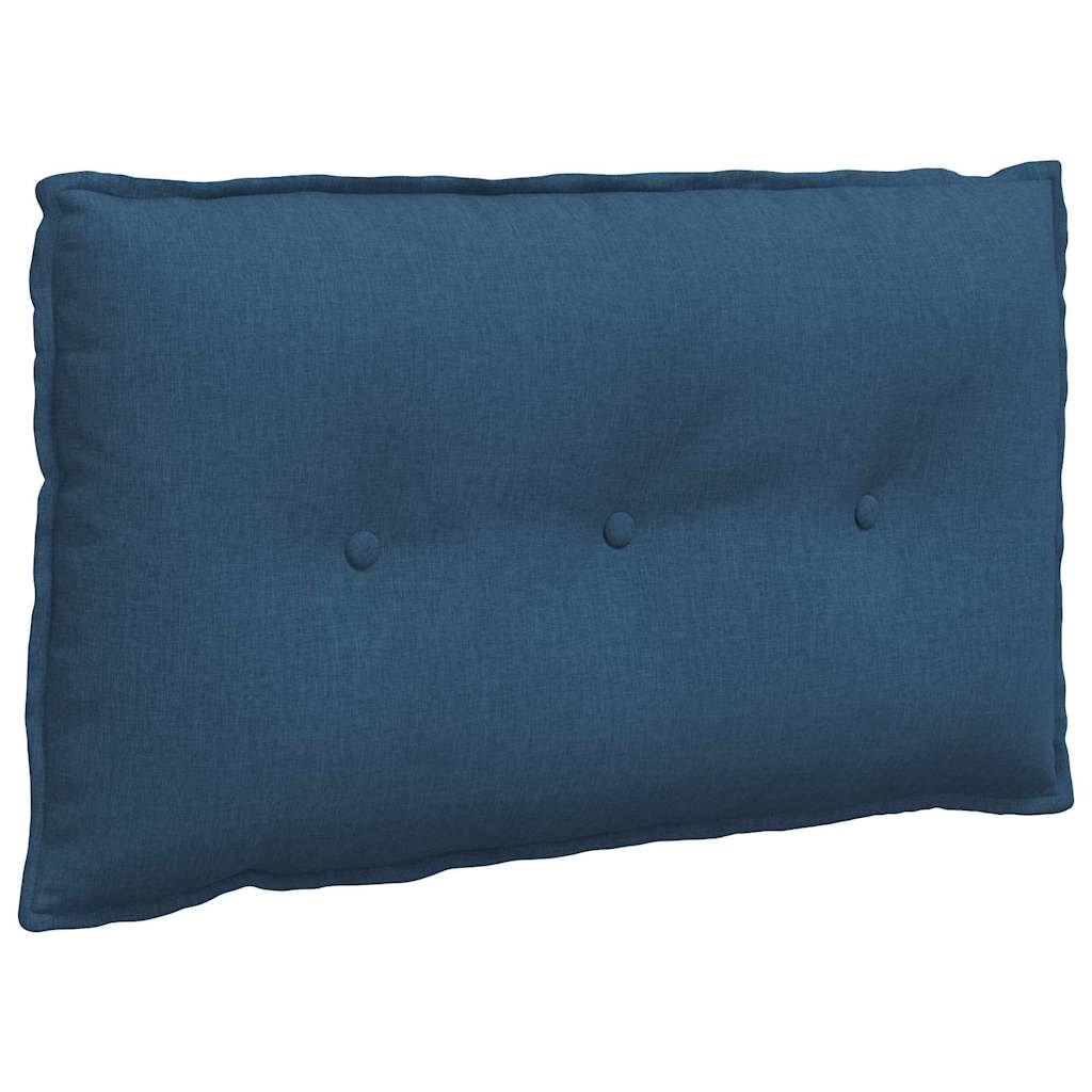 Vidaxx coussin de dossier bleu 80 x 19 x 50 cm tissu