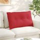 Vidaxx coussin de dossier rouge 80 x 19 x 50 cm tissu