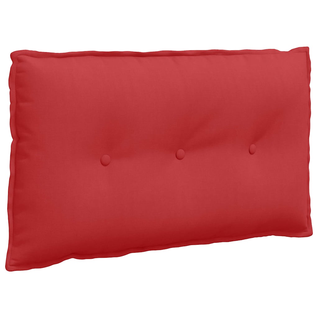 Vidaxx coussin de dossier rouge 80 x 19 x 50 cm tissu