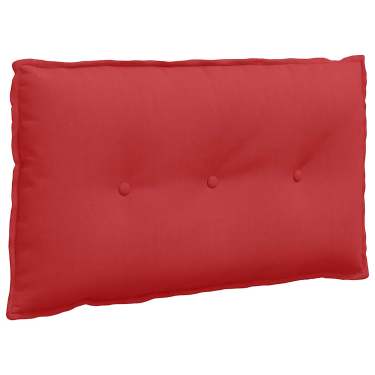 Vidaxx coussin de dossier rouge 80 x 19 x 50 cm tissu