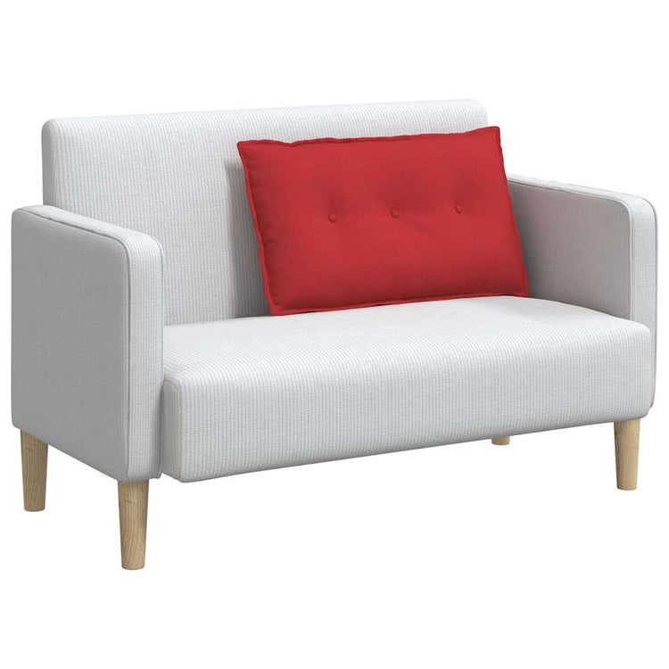 Vidaxx coussin de dossier rouge 80 x 19 x 50 cm tissu